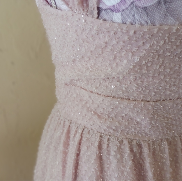 NWT new Majeste dress long maxi evening gown highlight pink chiffon - Picture 6 of 14